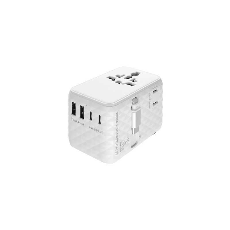 TROIKA Reiseadapter WORLDWIDE PULL 35